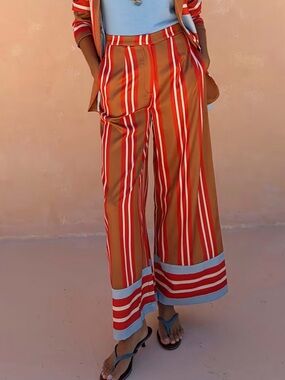 Never Fully Dressed Multi Stripe Marnie Trousers